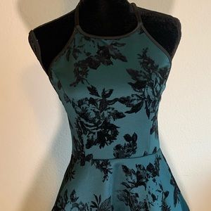 Dark green dress
